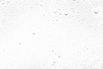 Isolated water drops against transparent background.