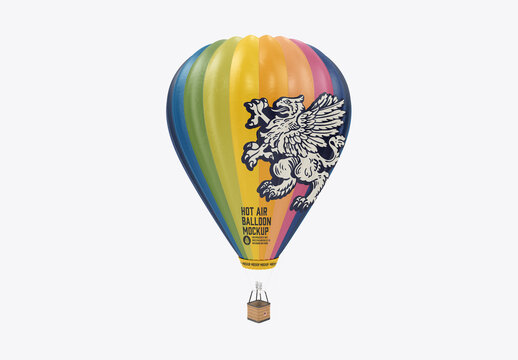 Hot Air Balloon Mockup