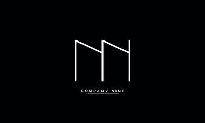 NN, NN Abstract Letters Logo Monogram