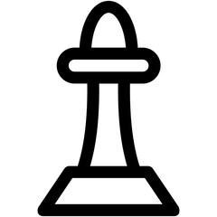 Chess Pawn Vector Icon
