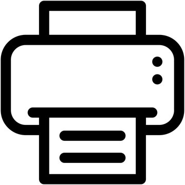 Printer Vector Icon