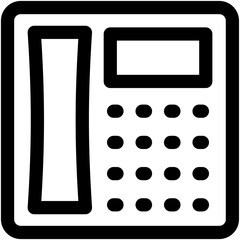 Landline Vector Icon