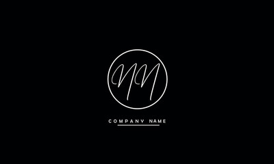 NN, NN Abstract Letters Logo Monogram