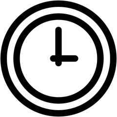 Clock Vector Icon