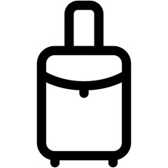 Luggage Bag Vector Icon