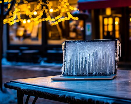 Frozen Laptop