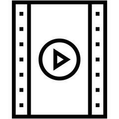 Multimedia Vector Icon