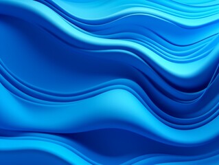 Fototapeta premium Blue abstract 3d curved lines texture illustration background Image