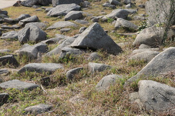 rocks in the mountains