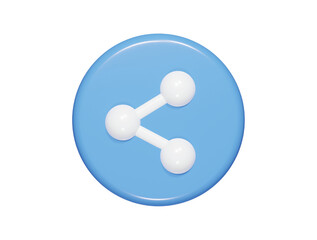 Shear icon 3d render illustration