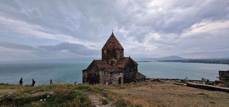 Sevanavank is a monastic complex located on a peninsula at the northwestern shore of Lake Sevan in the Gegharkunik Province of Armenia, not far from the town of Sevan. Initially the monastery was buil