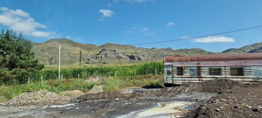 rural countryside in armenia 