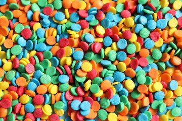 Fototapeta na wymiar colored confetti
