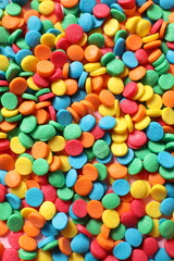 Fototapeta na wymiar colored confetti