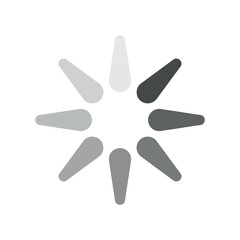 Loading icon isolated on a white background.
