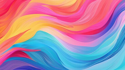 The background is made up of colorful acrylic brush strokes.