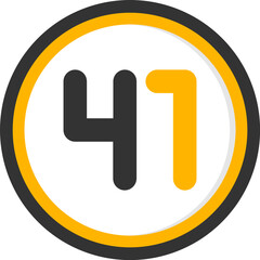 Forty one Icon