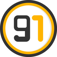 Ninety one Icon