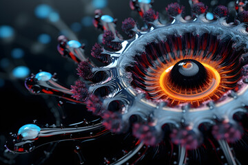 Obraz premium abstract fractal background