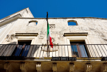Fototapeta na wymiar seat palace Galatina Lecce Italy