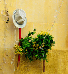 details in the historic center of Galatina Lecce Italy