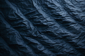 crumpled blue paper texture