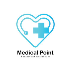 medical point logo design