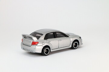 Fototapeta premium toy car isolated on white background, Sport car, super car, die cast car, toy car, white background