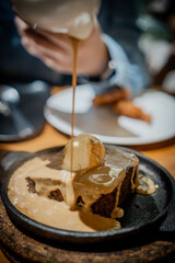 Brownie with Vanilla Ice Cream