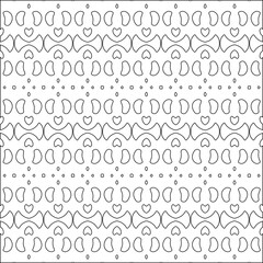 Abstract shapes from lines. Vector graphics for design, prints, decoration, cover, textile, digital wallpaper, web background, wrapping paper, clothing, fabric, packaging, cards.Geometric patterns.