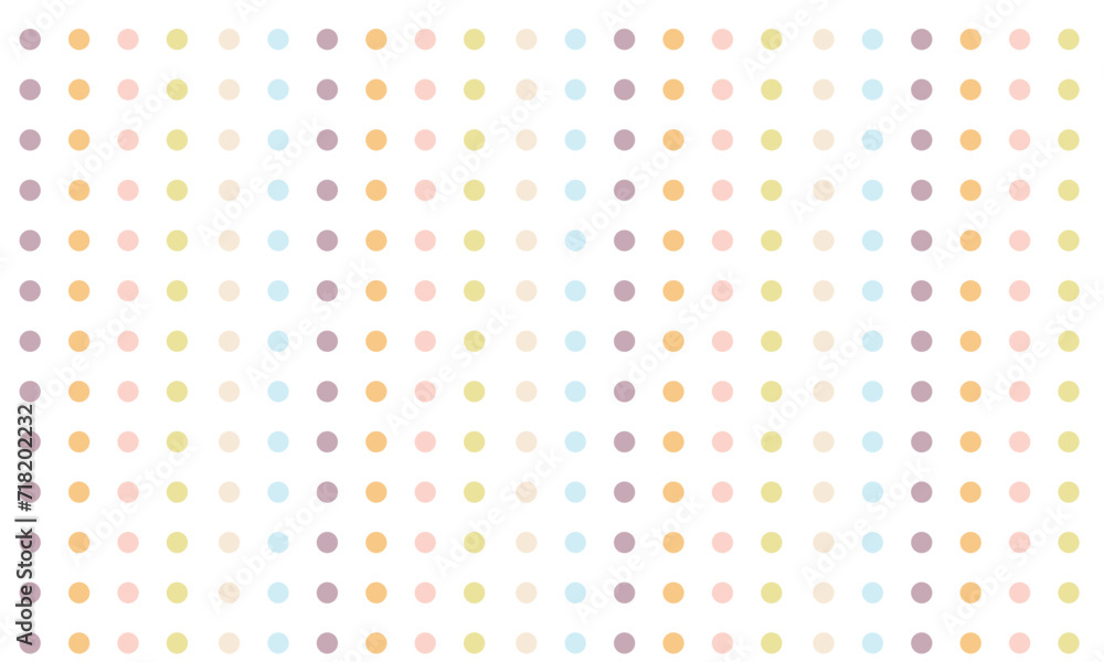 Canvas Prints abstract vintage seamless dot pattern.