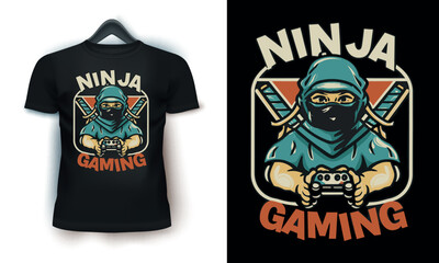 Vector Creative Gaming Styling T-shirt Design