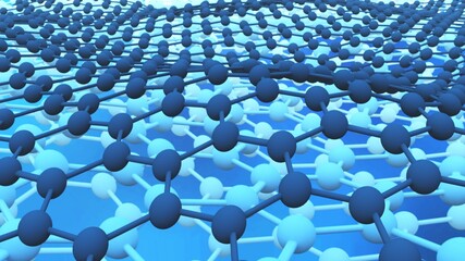 Fototapeta premium carbon nanotubes, nanotechnologies, 3D rendering