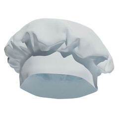 Chef hat isolated on white background. 3d rendering
