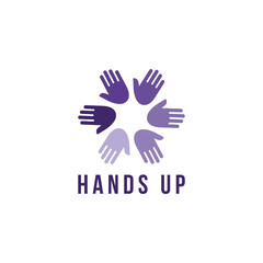 hands holding hands. hand holding logo, 6 hands logo, hands up logo