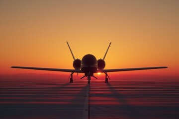 High-Tech Surveillance Wings: Global Hawk surveillance drone