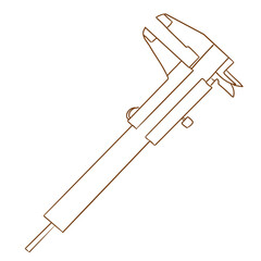 labtools_lab equipment_laboratory_caliper_svg file