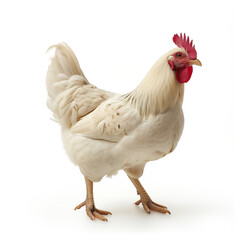 Fototapeta premium chicken on a white background