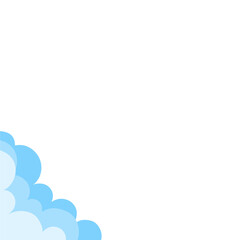 Cloud corner border