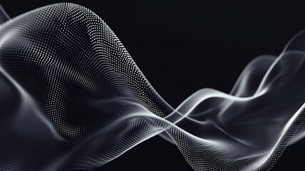 Naklejka premium abstract texture of black and white silk background close up 