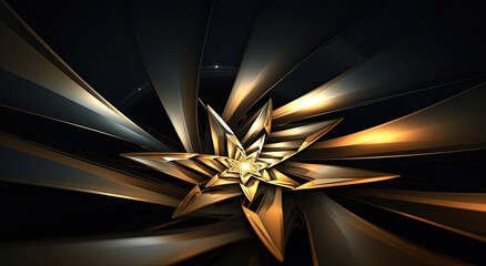Abstract fractal background stars