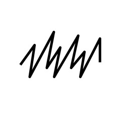 Zig zag line ornament 