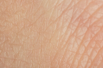Fototapeta premium Texture of healthy skin as background, macro view