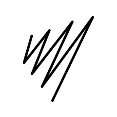 Zig zag line ornament 