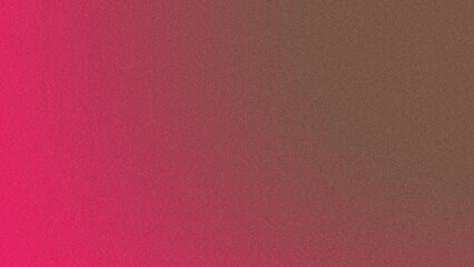 Brown to Pink Color  Grainy Gradient Background, noise texture, blurred gradient background. abstract gradient background. Backdrop for header, banner and webpage.
