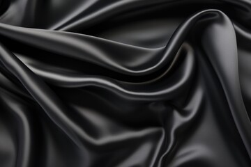 black satin fabric