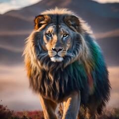 Obraz premium close up of lion