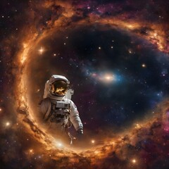 astronaut in space