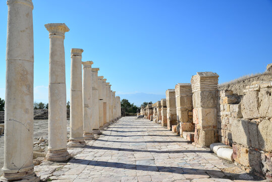 Tripolis Ancient City in Denizli, Turkey.