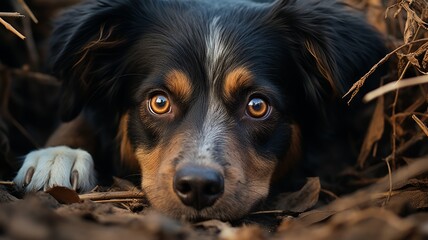 portrait of a dog